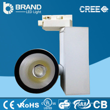 High Lumens High Brightness 3 Wires CRI>85 100Lm/W LED COB Spot Track Light